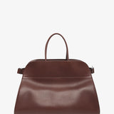 Margaux 17 dark brown saddle leather bag