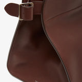 Margaux 17 dark brown saddle leather bag