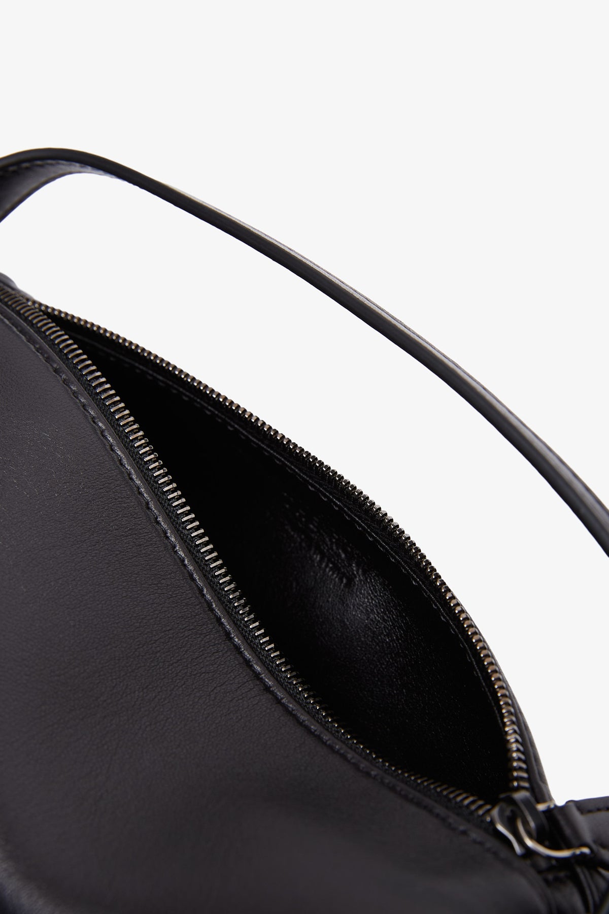 Shop The Row Round 90's Black Leather Bag