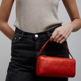 90's bag red leather bag
