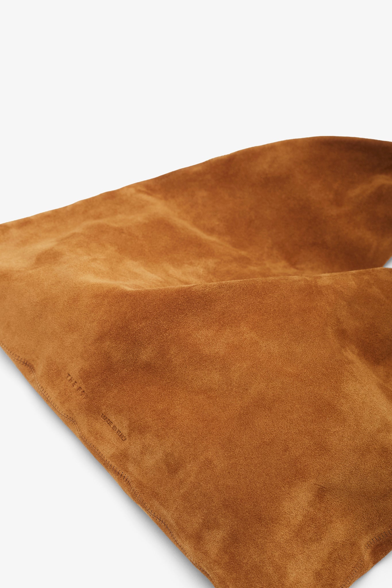 Bindle small brown suede bag