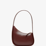 Half Moon burgundy leather bag