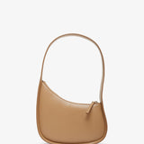 Half Moon beige leather bag