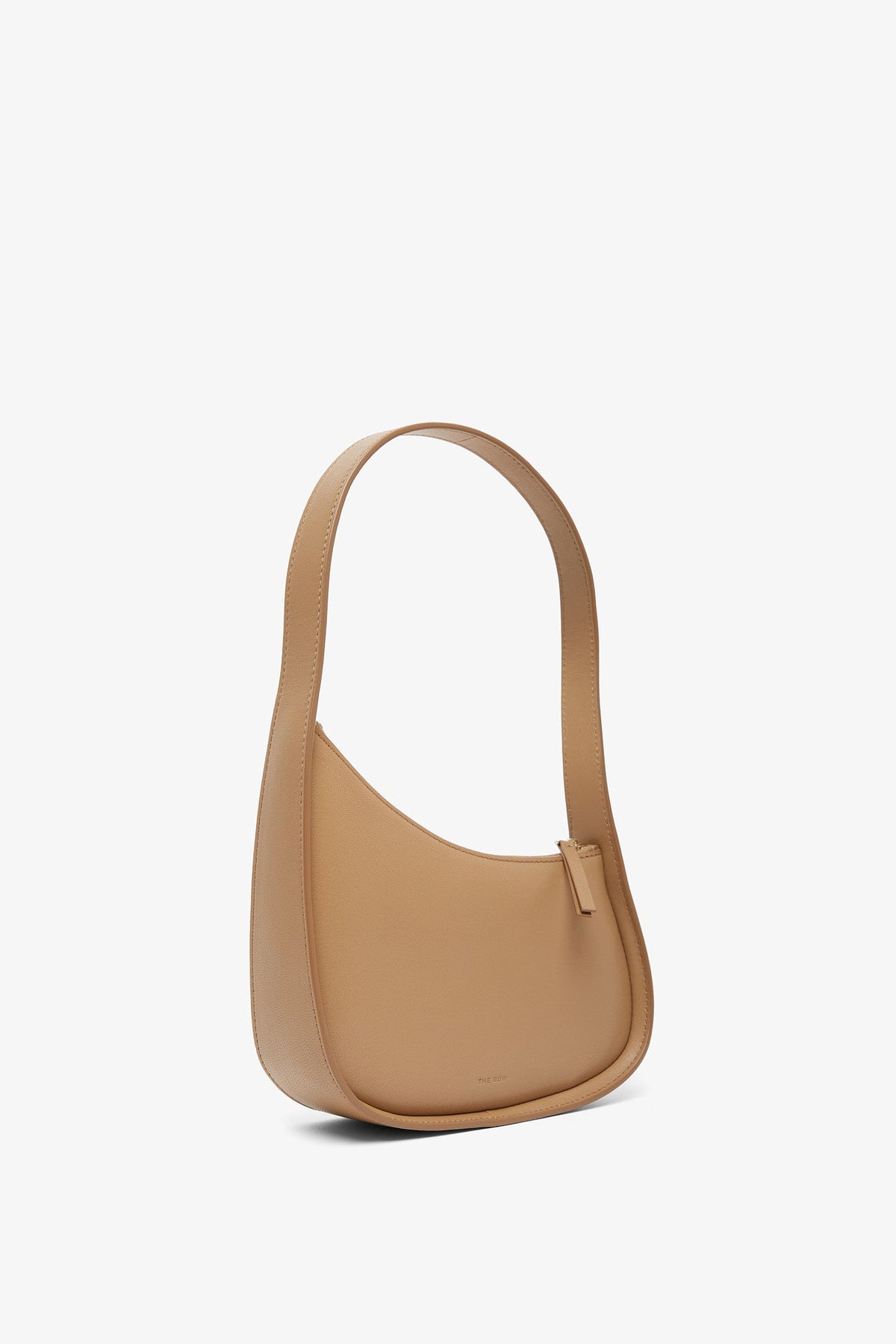 Shop The Row Half Moon Beige Leather Bag