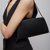 Dalia baguette black leather bag