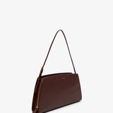 Dalia baguette burgundy leather bag