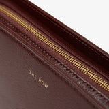 Dalia baguette burgundy leather bag