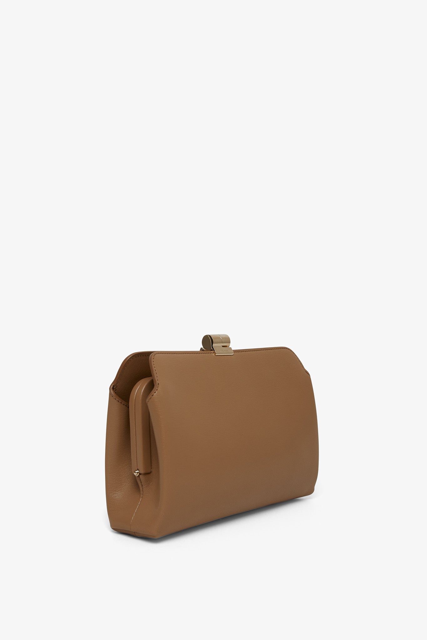 The Row | Amazon beige shiny leather clutch | Savannahs