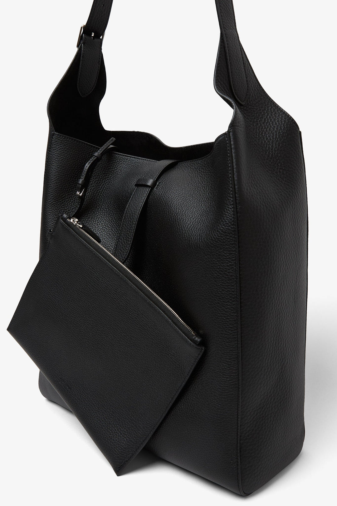 【THE ROW】Blake Hobo レザーバッグ TR25569B-The-Row-Blake-taupe-