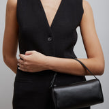 90's bag black leather bag