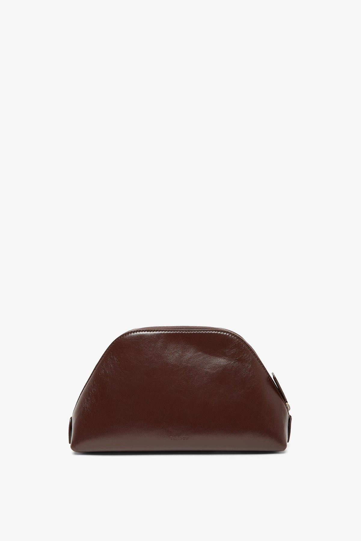 THE ROW DEVON BROWN POUCH 