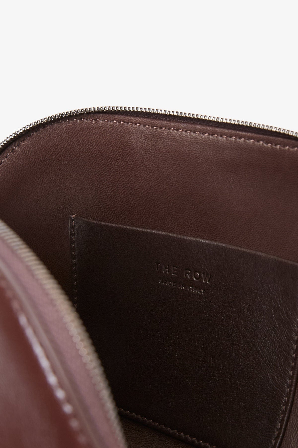 THE ROW DEVON BROWN POUCH 