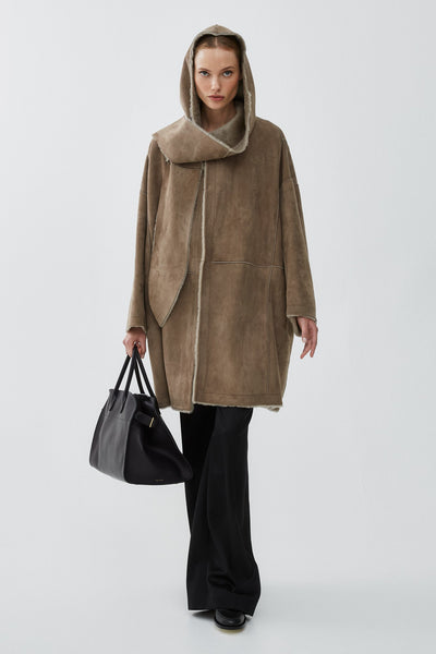 The Row | Parnasse shearling coat | Savannahs