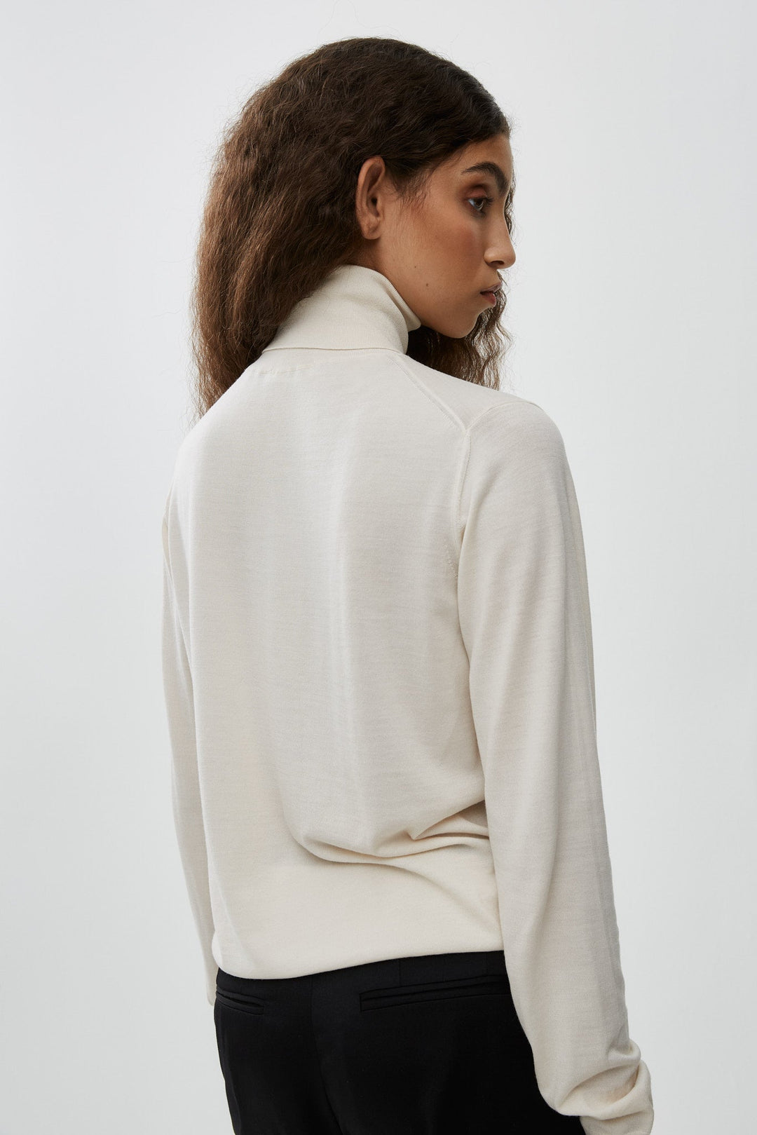 The Row | Heva shell wool turtleneck sweater | Savannahs