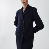 Woody wool coat