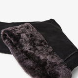 Hereditas 25 black fur over knee boots