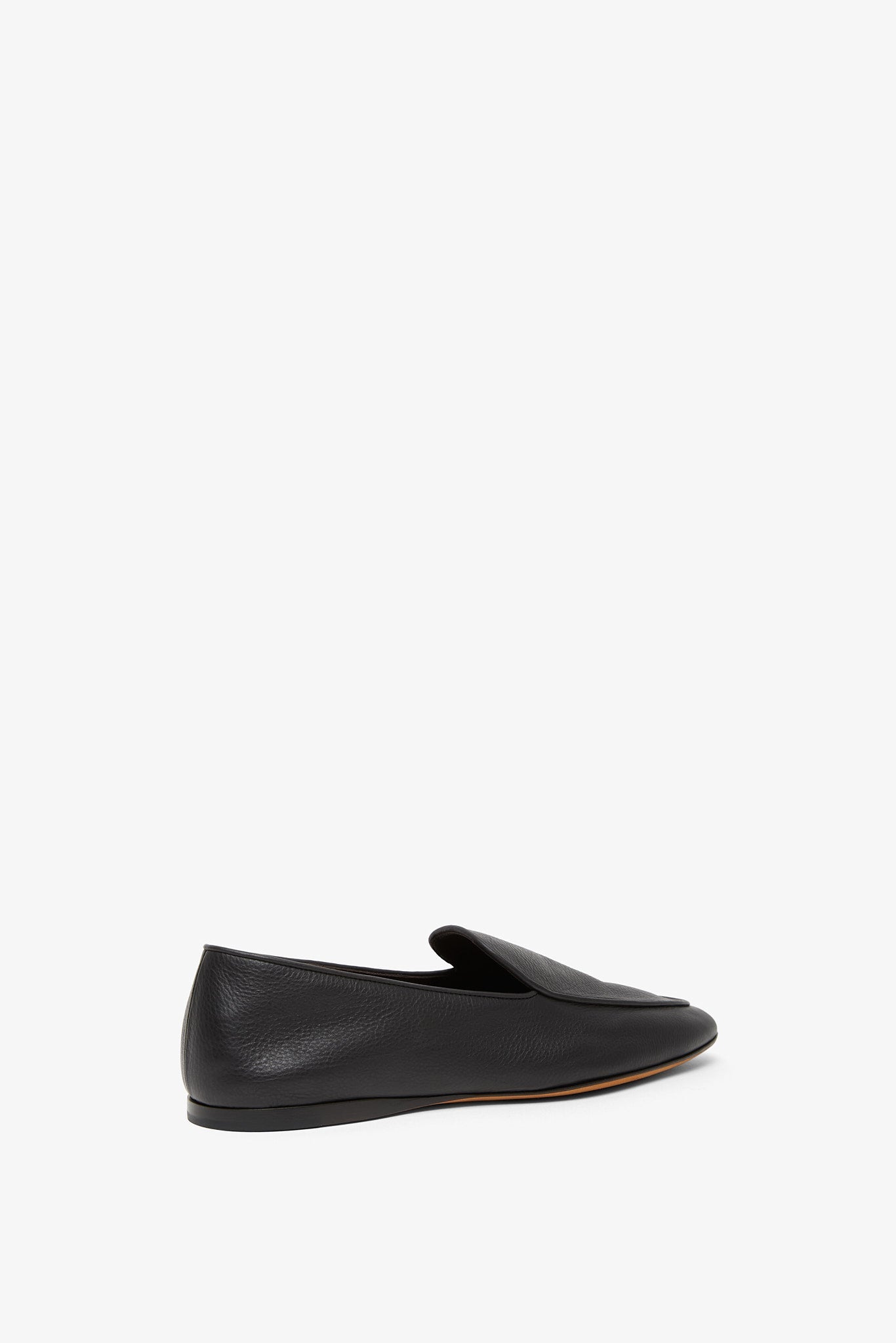 Awar flat black loafers