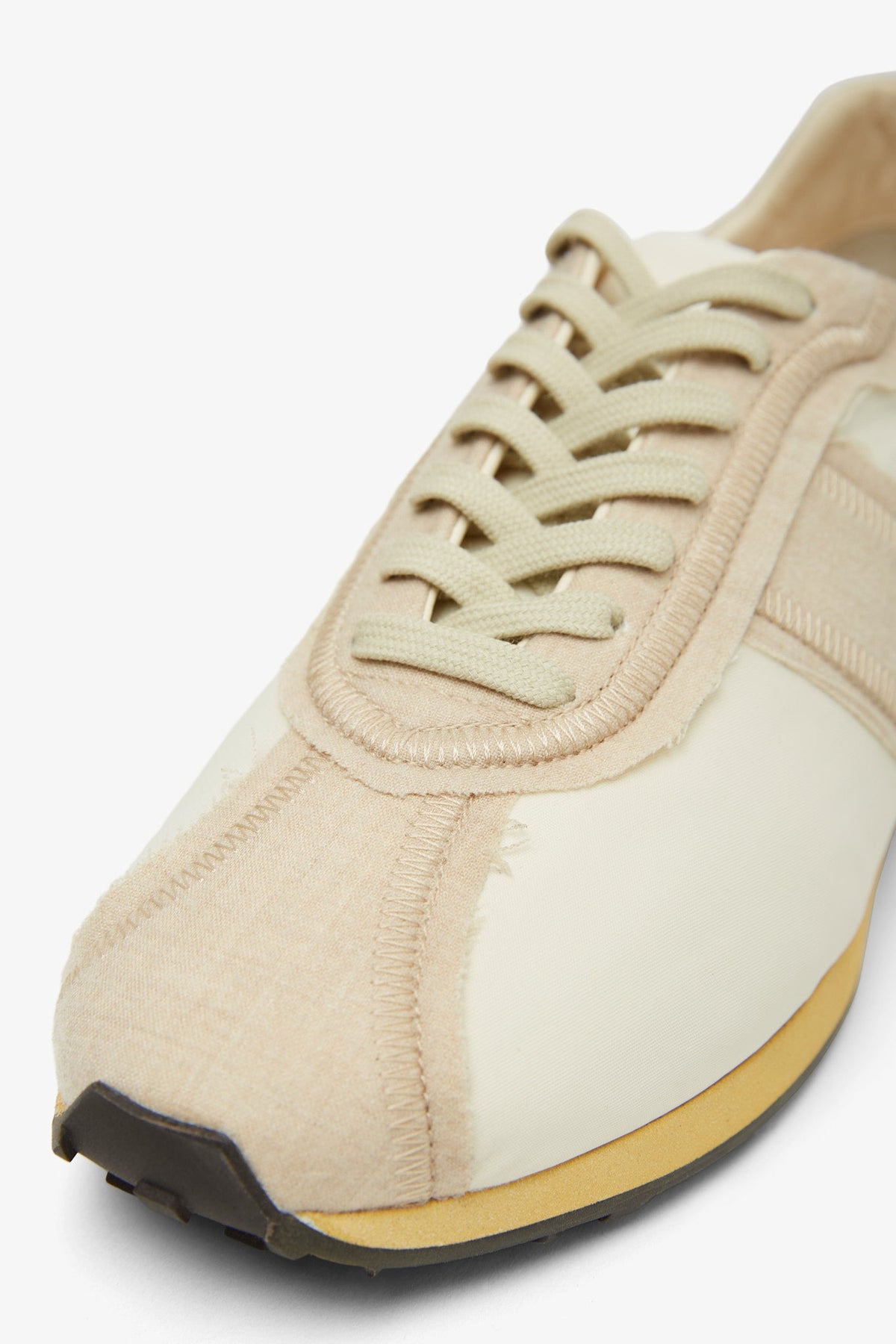 THE ROW MOVEO BEIGE & OFF WHITE SNEAKERS