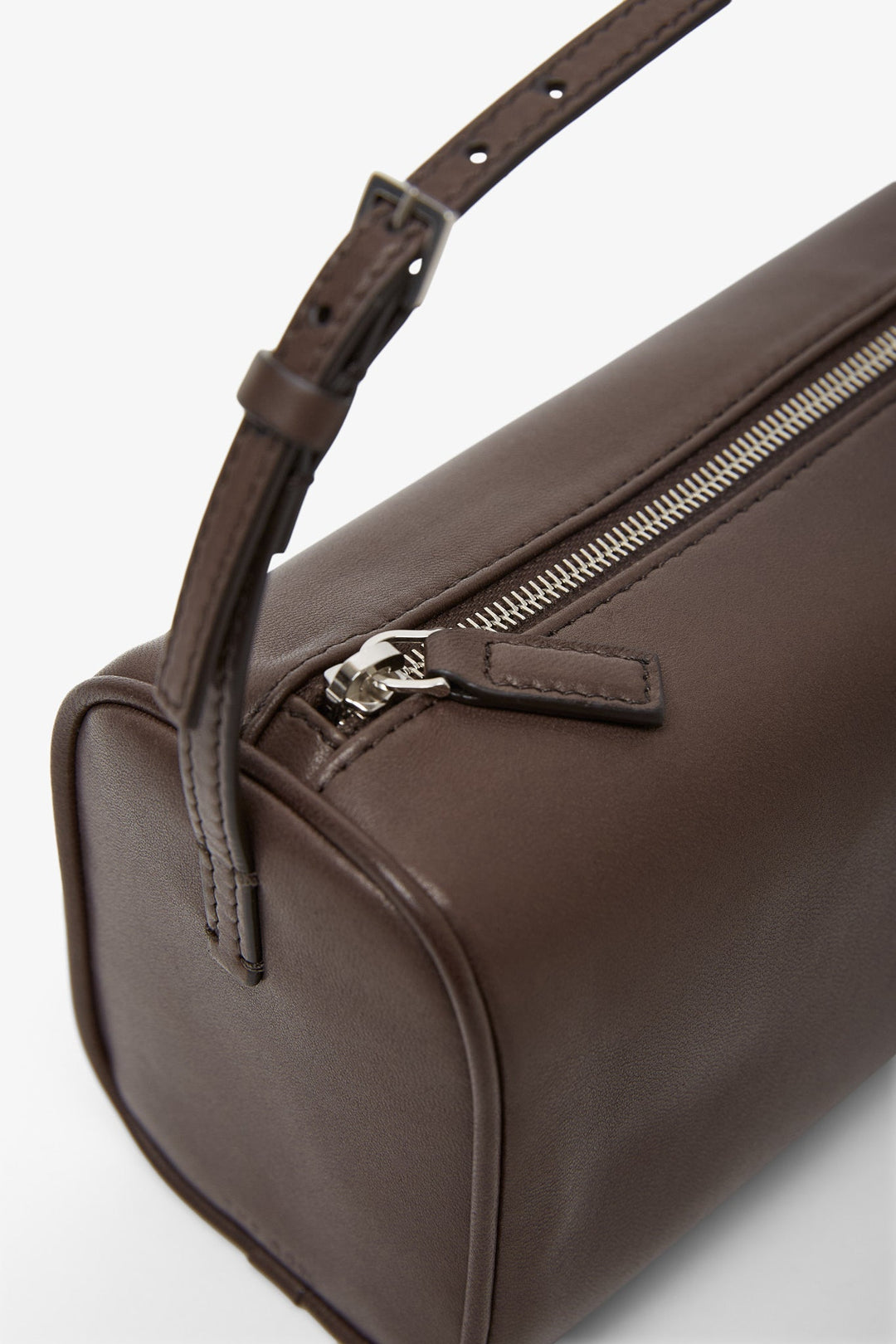 The Row | 90's bag dark khaki leather bag | Savannahs