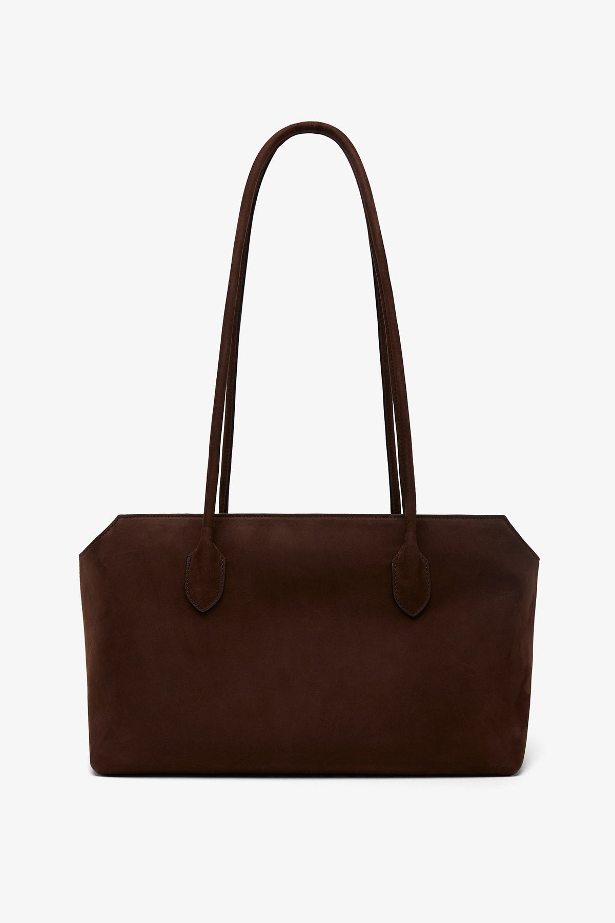 The Row Terrasse Dark Brown Nubuck Bag