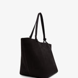 Park tote three black nubuck bag