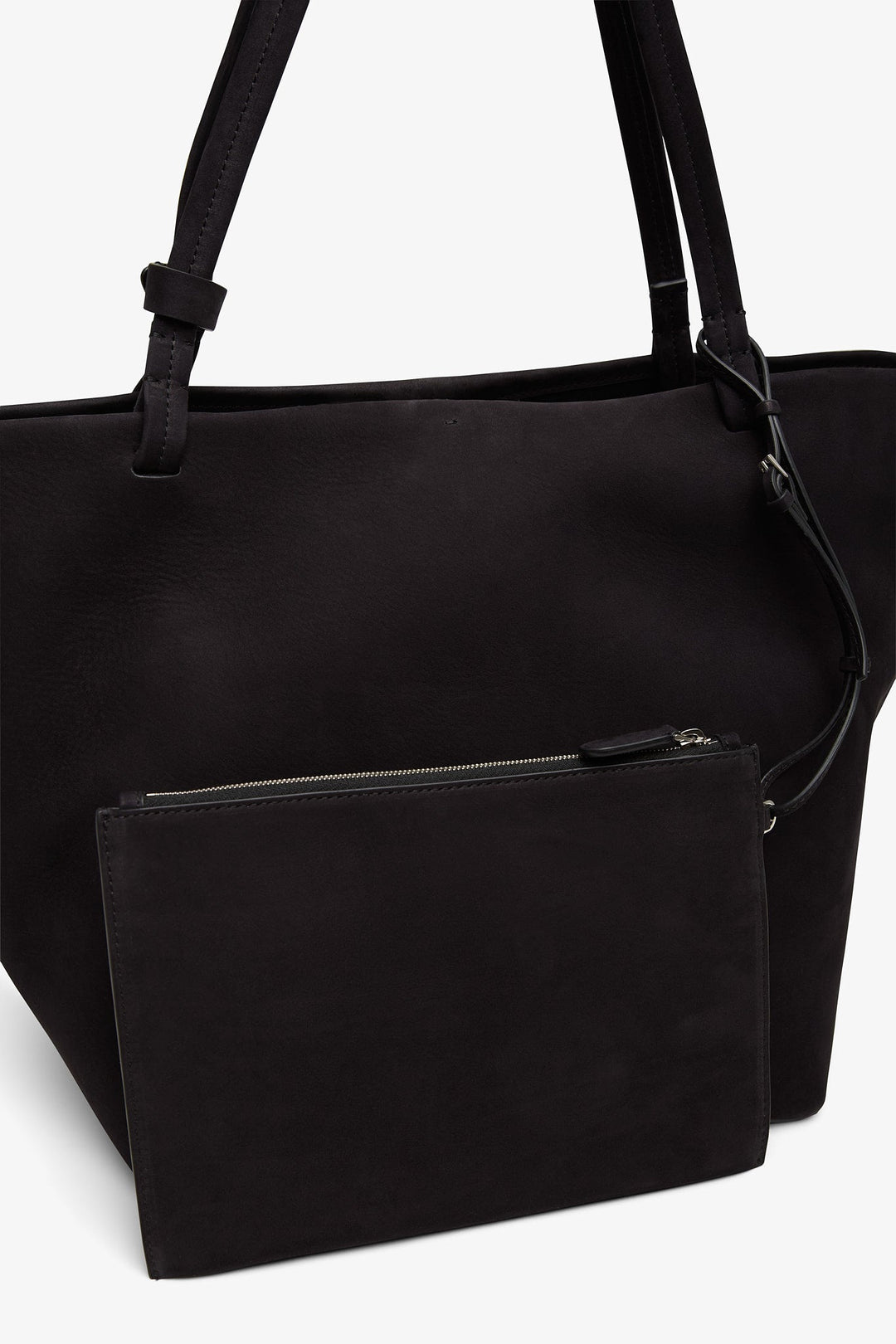上質 ★ THE ROW Park tote three black nubuck bag The Row | Park tote three black nubuck bag | Savannahs