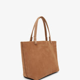 Park tote small brown nubuck bag