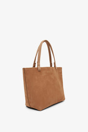 Park tote small brown nubuck bag