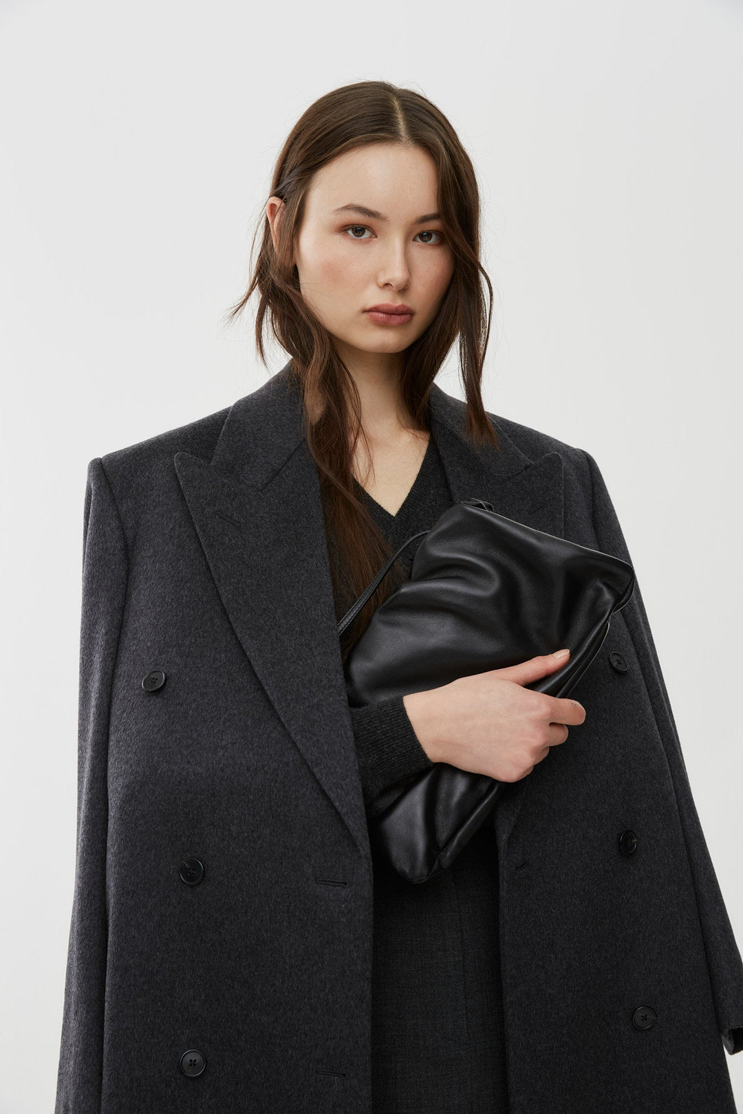 The Row | XL Bourse black bag | Savannahs