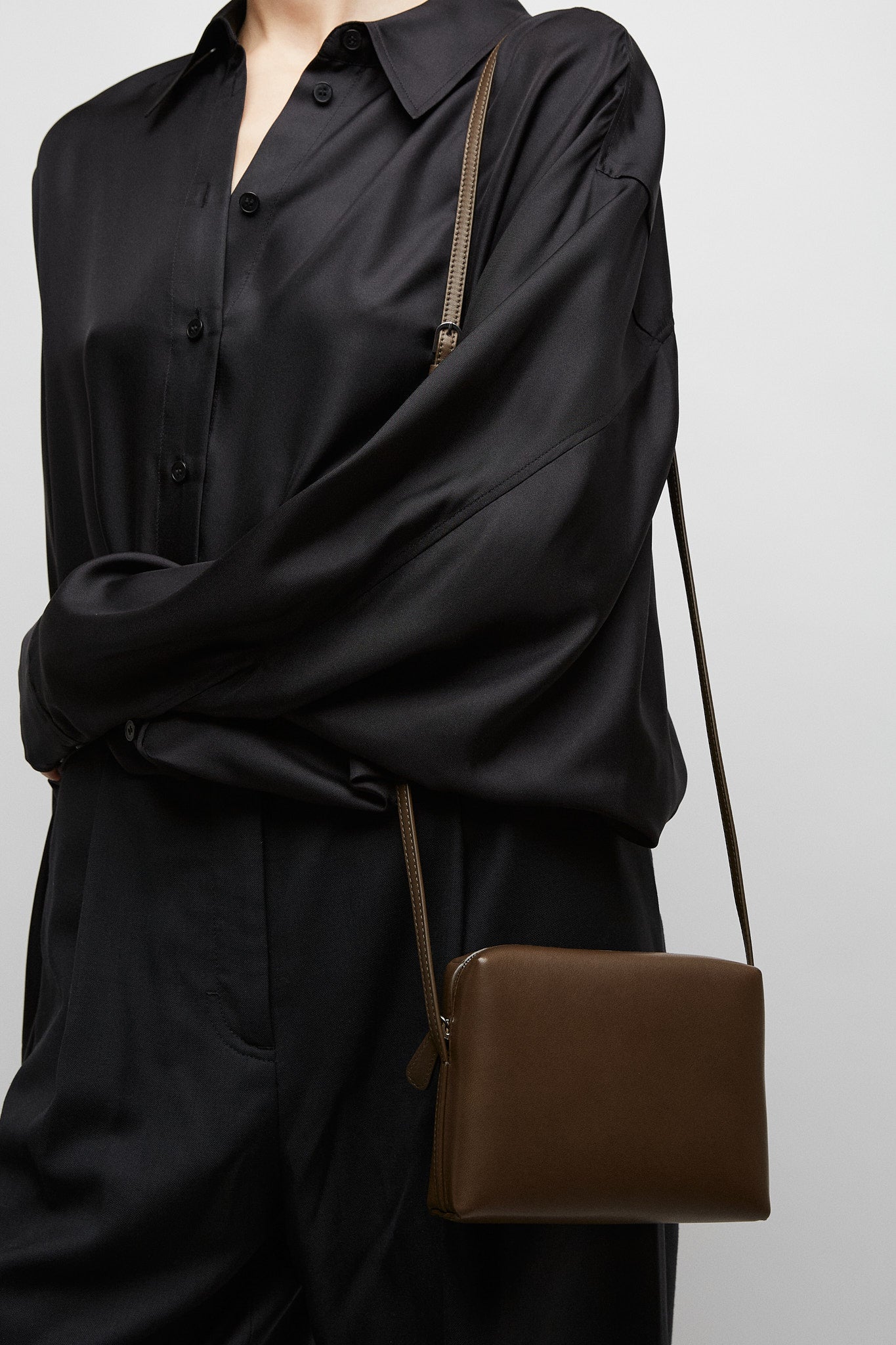 The Row | Regent crossbody grey bag | Savannahs