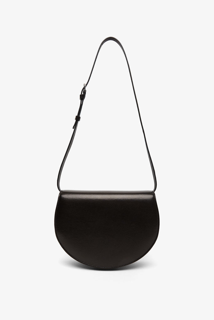 送料関税込♪【The Row】Canteen dark brown crossbody bag TR26136B-The-Row-Canteen-black