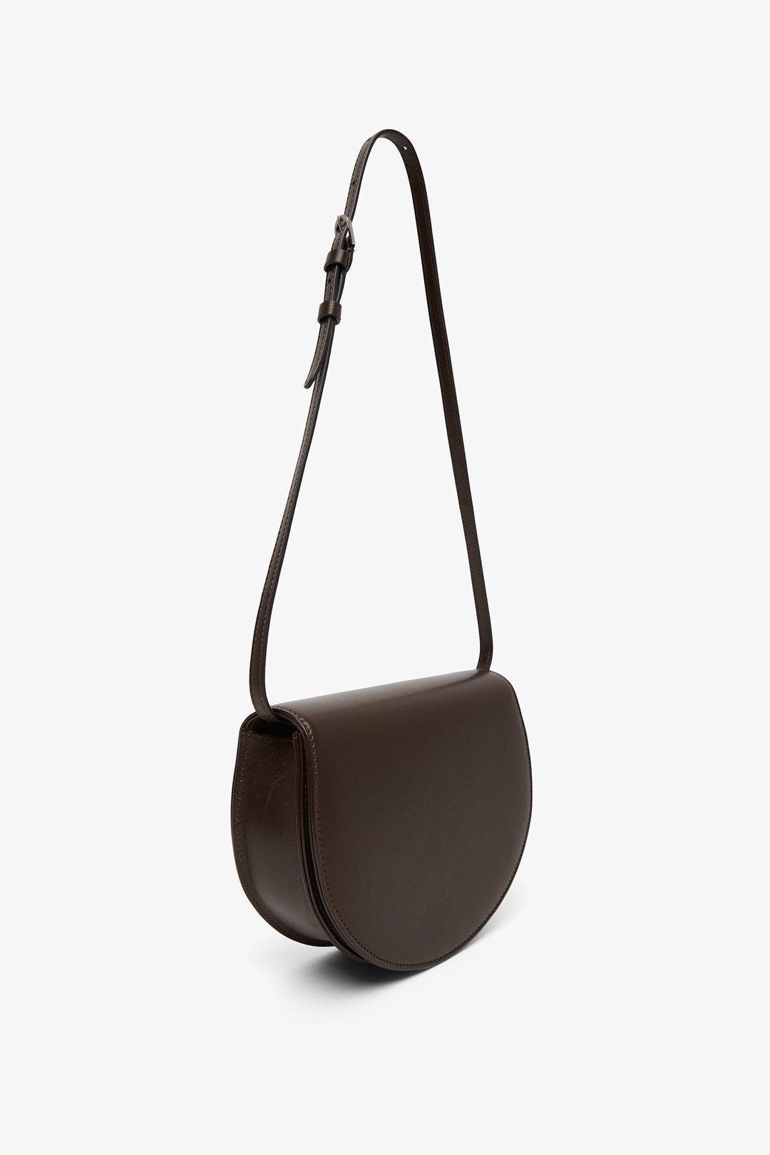The Row Canteenレザーバッグ ダークブラウン Canteen Bag Brown in Leather – The Row