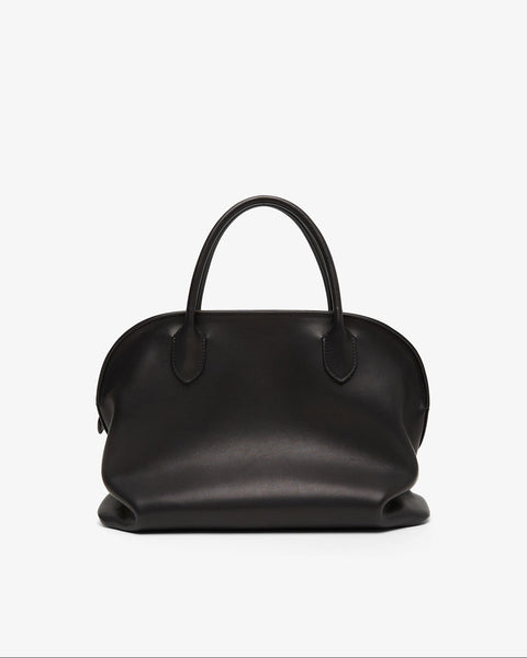 The Row | Agnes black leather bag | Savannahs