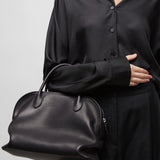 Agnes black leather bag