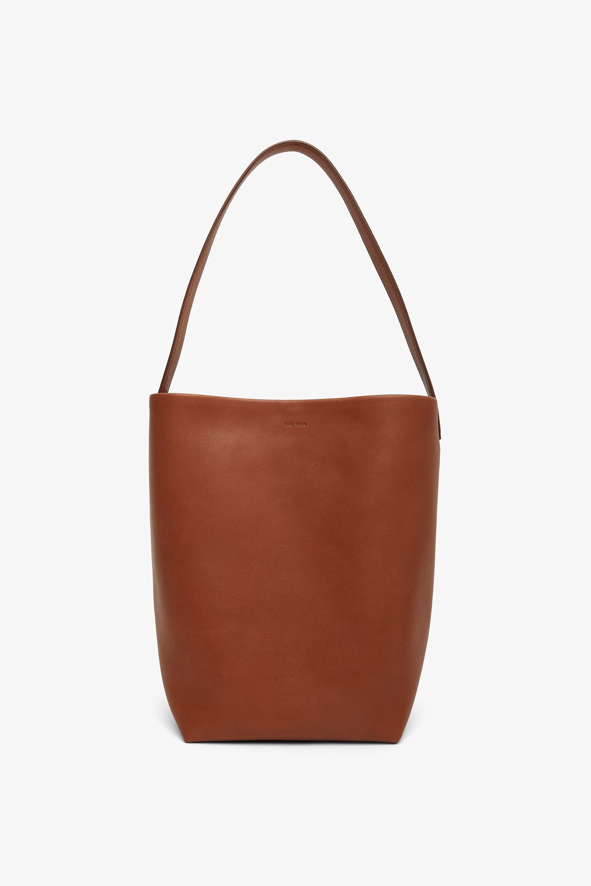 The Row Medium N/s Dark Cuir Park Tote Bag