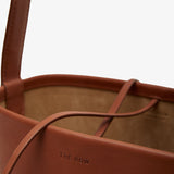 Small N/S Park dark cuir tote bag