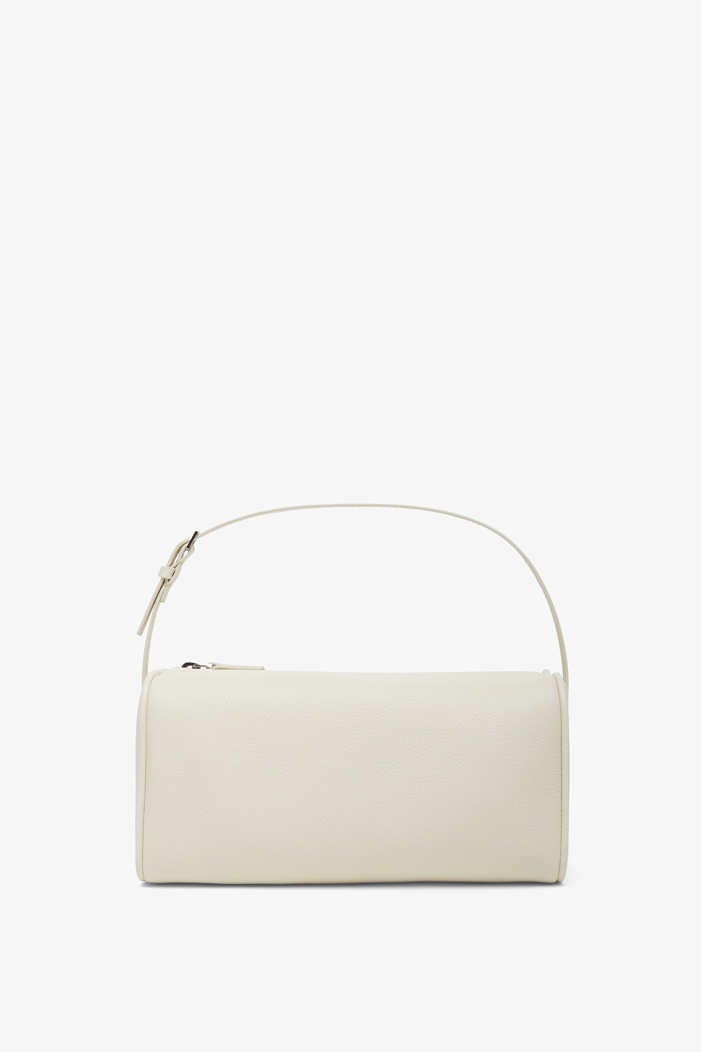 90's ivory small grain leather bag