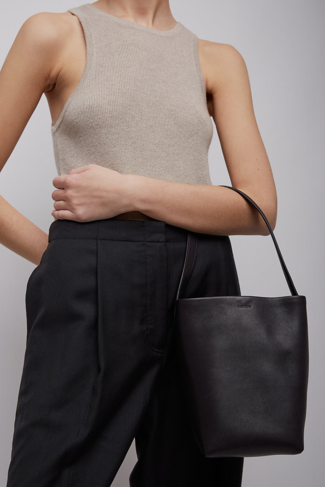 The Row | Small N/S park black tote bag | Savannahs
