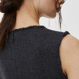 Amor dark grey melange dress