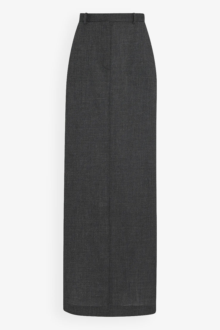 Roux dark grey long skirt