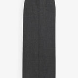 Roux dark grey long skirt