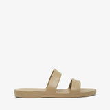 Beige sandal on a white background