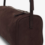 90's brown nubuck leather bag