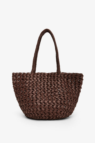 トートバッグ The Row Henri Tote Bag In Leather TR26606B-The-Row-Estelle-woven