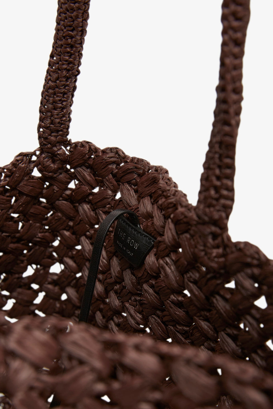 The Row ザロウEstelle raffia tote 茶 THE ROW Raffia Estelle Tote Bag Brown 1525664 | FASHIONPHILE