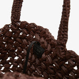 Estelle woven leather tote bag