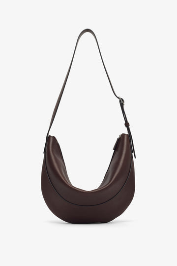 Jouve brown leather shoulder bag