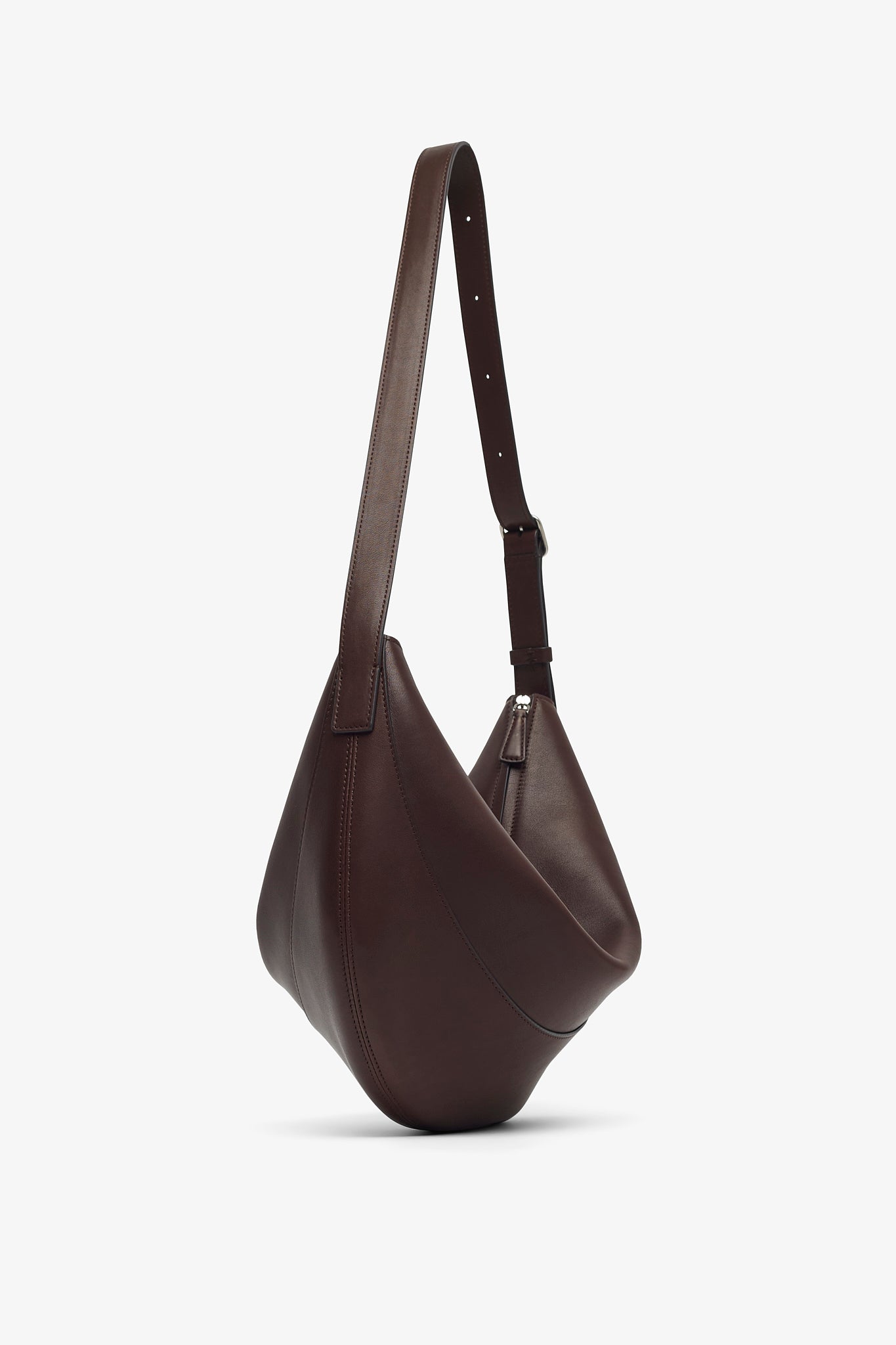 Jouve brown leather shoulder bag