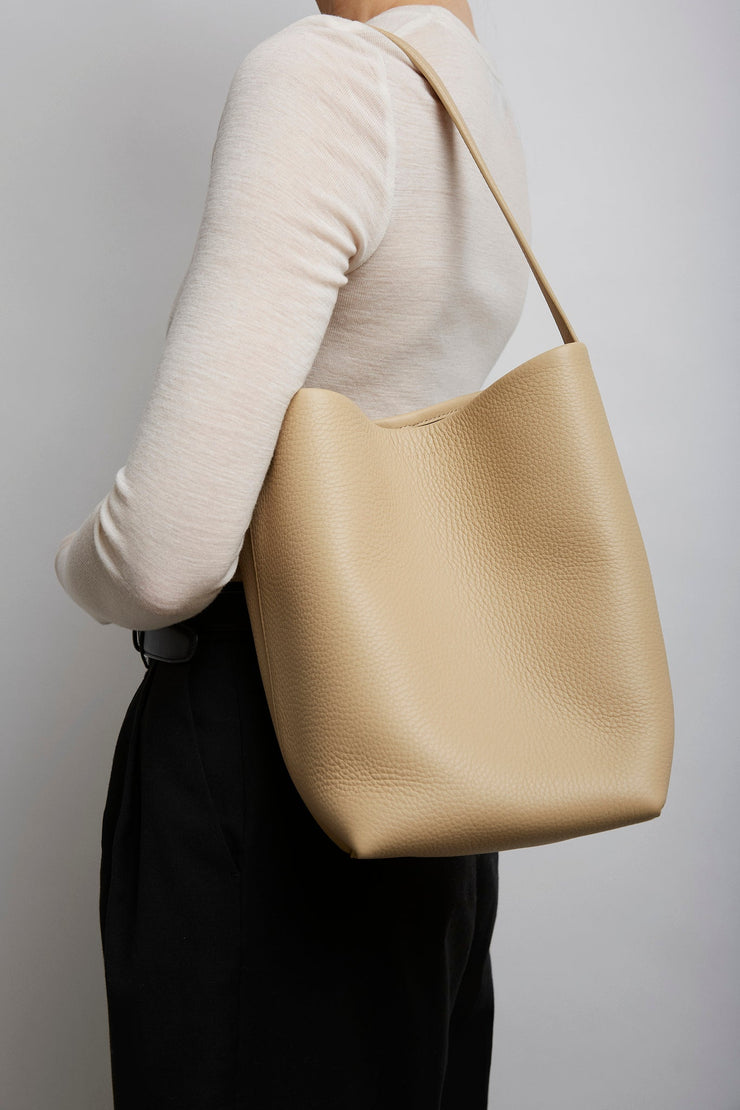 Medium N/S Park beige tote bag