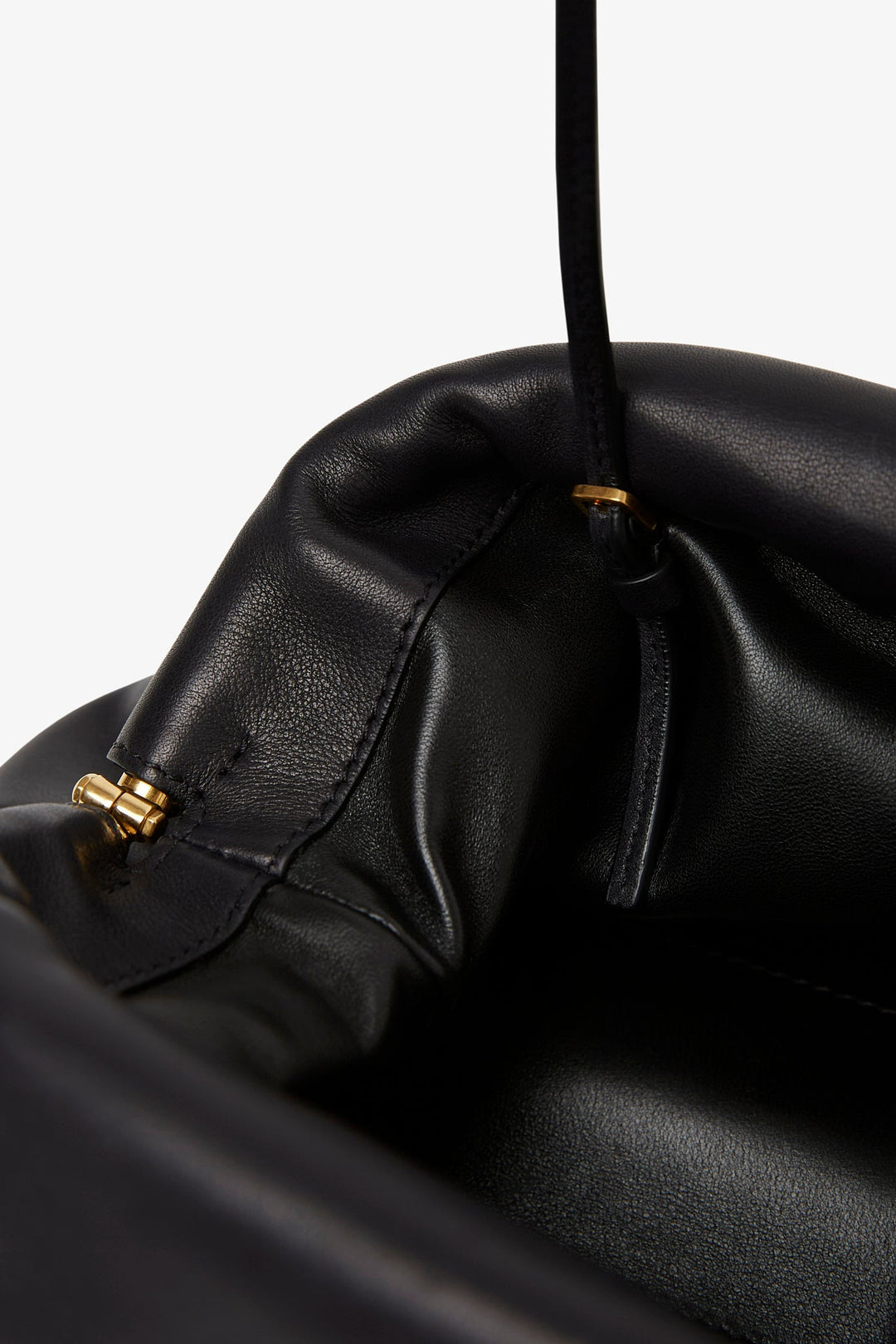 ハンドバッグ [The Row] Mira Clutch in Leather The Row Mira Clutch Bag | Black | FARFETCH